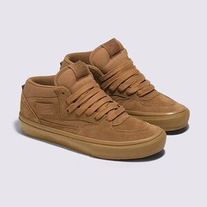 Vans Skate Half Cab Suede Shoe Brown / Gum NWB